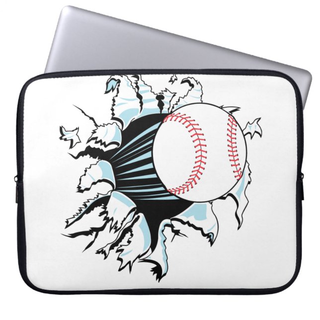 Baseball Breakout Laptop Sleeve (Front)