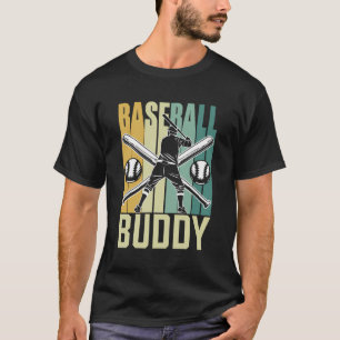 Baseball Buddy Lover Baseballer Player Hobby T-Shirt