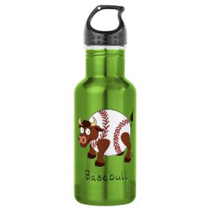 Baseball Bull Sports Funny Kids 532 Ml Water Bottle
