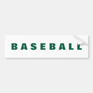 Baseball bumper sticker