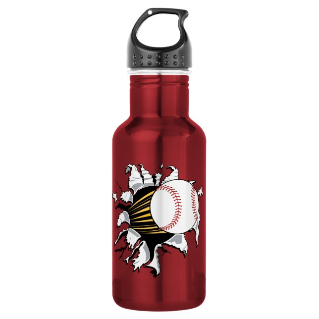 Baseball Burster 32 oz. 532 Ml Water Bottle (Front)