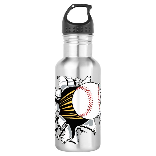 Baseball Burster 710 Ml Water Bottle (Front)