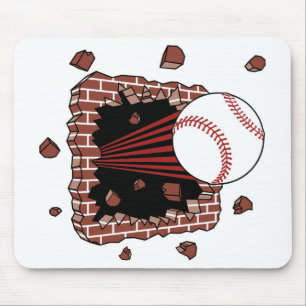 Baseball Burster Mouse Mat