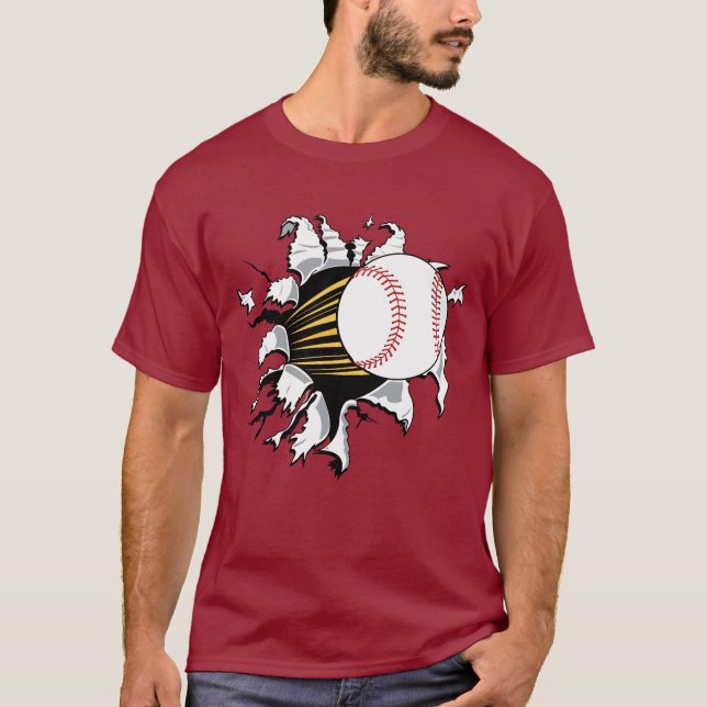 Baseball burster t-shirt (Front)