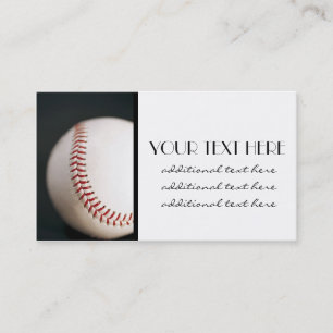 Baseball Business Card