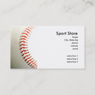 Baseball Business Card