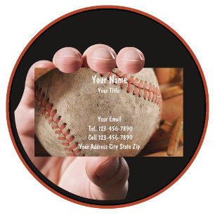 Baseball Business Cards