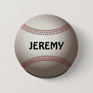 Baseball Button/Pin Template 6 Cm Round Badge