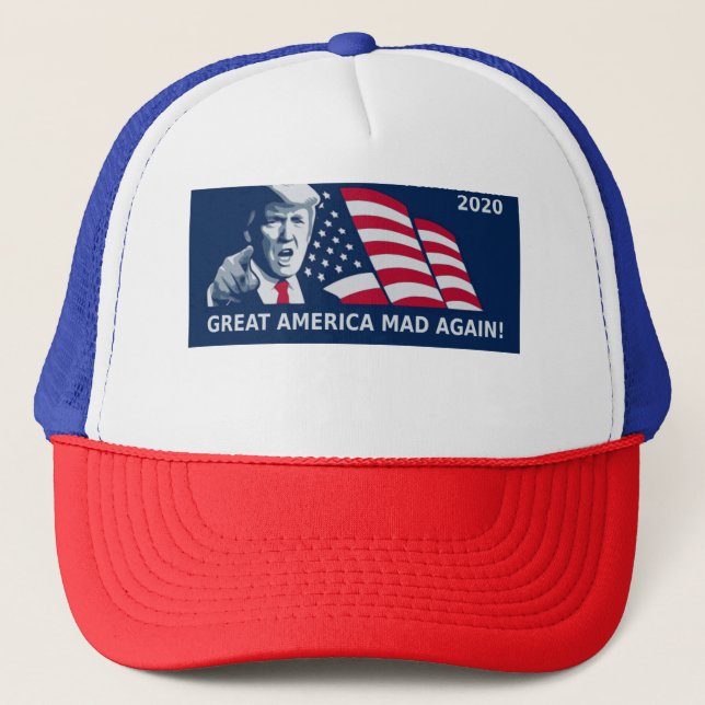 Baseball Cap Great America Mad Again! (Front)
