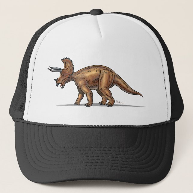 Baseball Cap Triceratops Dinosaur (Front)