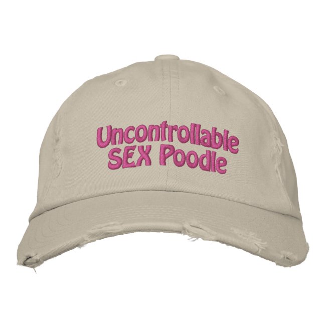Baseball caps with witty, funny and salty sayings (Front)
