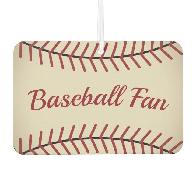 Baseball Car Air Freshener  (Front)
