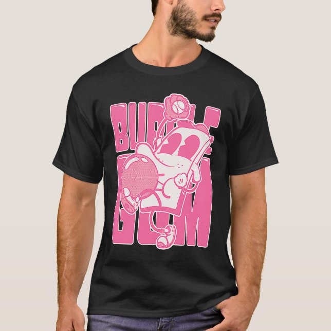 Baseball Card Bubble Gum T-Shirt (Front)