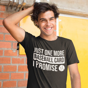 Baseball Card Collector Funny Trading Saying T-Shirt
