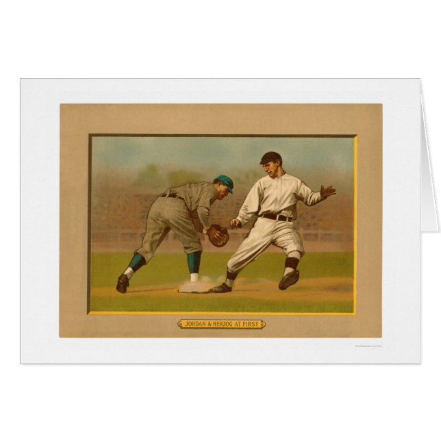 Baseball Card Play Action 1911 (Front Horizontal)