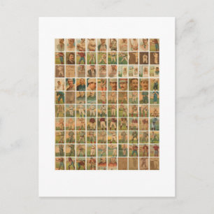 Baseball Cards, vintage Postcard