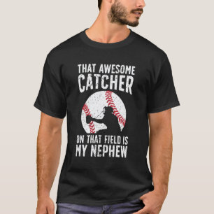 Baseball Catcher Aunt Proud Baseball Catcher Aunti T-Shirt