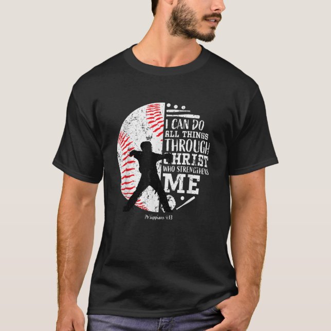 Baseball Catcher Gifts Players Teen Boys Kids Cool T-Shirt (Front)