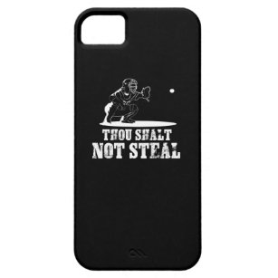 Baseball Catcher Joke - Thou Shalt Not Steal Barely There iPhone 5 Case