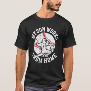 Baseball Catcher Mum Funny Baseball Catcher Mama T-Shirt