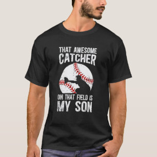 Baseball Catcher Mum Proud Baseball Catcher Mama 1 T-Shirt
