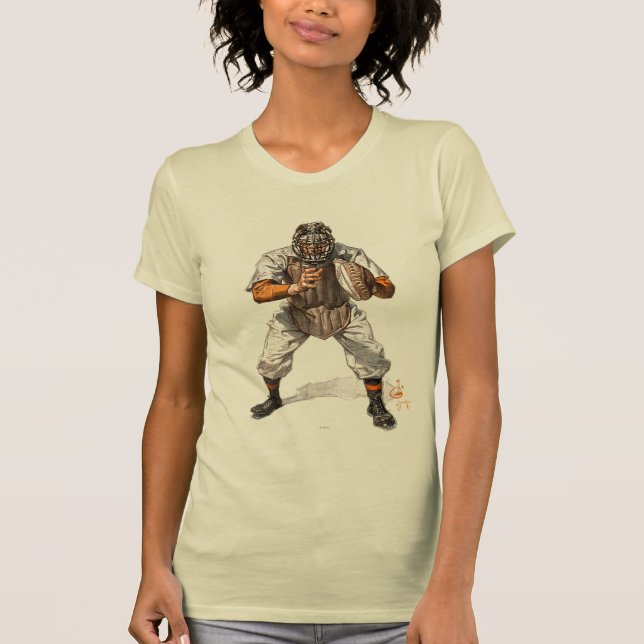 Baseball Catcher T-Shirt (Front)