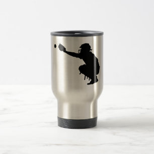 Baseball Catcher Travel Mug