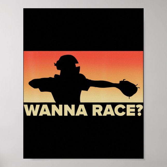 Baseball Catcher Wanna Race gift, Baseball gift, S Poster (Front)
