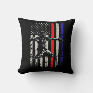 Baseball Catchers Gear Sports American Flag Little Cushion