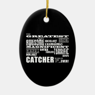 Baseball Catchers : Greatest Catcher Ceramic Tree Decoration