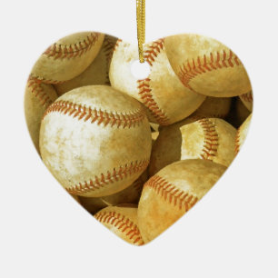 Baseball Ceramic Tree Decoration