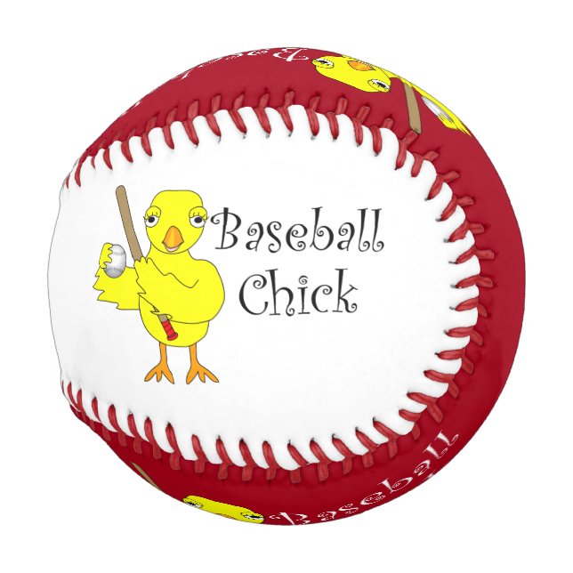 Baseball Chick Text  (Front Right)