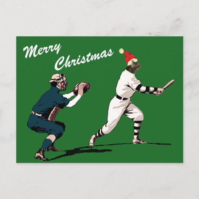 baseball christmas cards (Front)