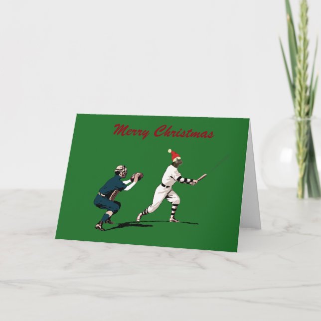 baseball christmas cards (Front)