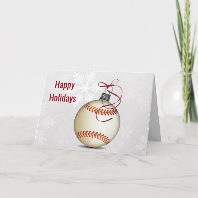 baseball Christmas Cards (Front)