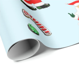 Baseball Christmas gift Wrapping Paper