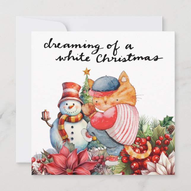 Baseball Christmas  Holiday Card (Front)