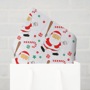 Baseball Christmas Holiday Gift Tissue Paper
