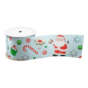 Baseball Christmas Holiday Gifts Satin Ribbon
