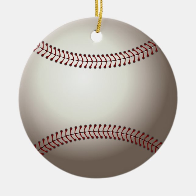 Baseball Christmas Ornament (Front)
