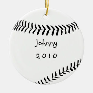 Baseball Christmas Ornament