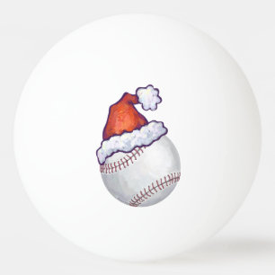 Baseball Christmas Ping Pong Ball