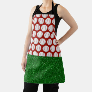 Baseball Christmas themed Apron