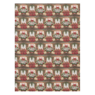 Baseball Christmas themed for player Tablecloth