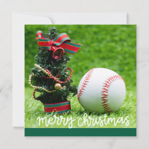 Baseball Christmas themed  Holiday Card