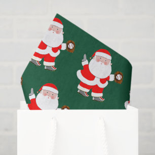 Baseball Christmas Tissue Paper