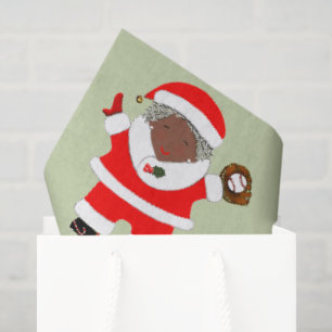 Baseball Christmas Tissue Paper
