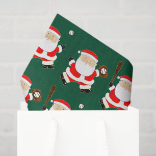 Baseball Christmas Tissue Paper