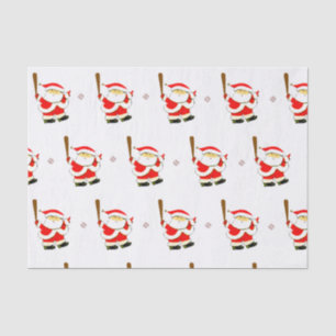 Baseball Christmas Tissue Paper