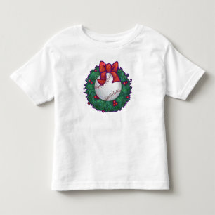 Baseball Christmas Toddler T-Shirt